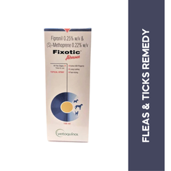 Vetoquinol Fixotic Flea and Tick Spray for Dogs and Cats, 100ml - Animeal