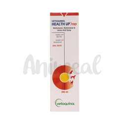 Vetoquinol Health Up Syrup for Dogs and Cats, 200ml - Animeal