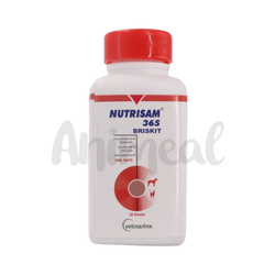 Vetoquinol Nutrisam 365 Briskit Tablet for Dogs and Cats, 50 Tablets - Animeal