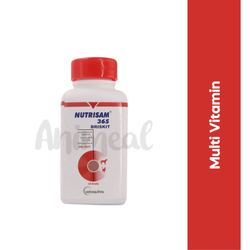 Vetoquinol Nutrisam 365 Briskit Tablet for Dogs and Cats, 50 Tablets - Animeal