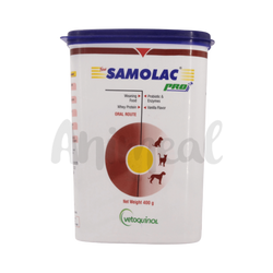 Vetoquinol Samolac Milk Replacer for Puppies and Kittens, 400g - Animeal
