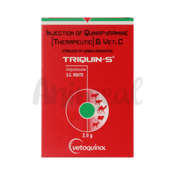 Vetoquinol Triquin-S Injection for Farm Animals, 2g - Animeal