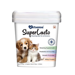 Vetsense SuperLacto Weaning Formula for Puppies and Kittens, 400g - Animeal