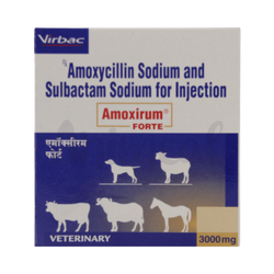 Virbac Amoxirum Forte 3000mg Amoxicillin Sulbactam Injection, Vial - Animeal