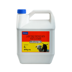 Virbac Brotone-S Liquid for Farm Animals, 1 Litre - Animeal