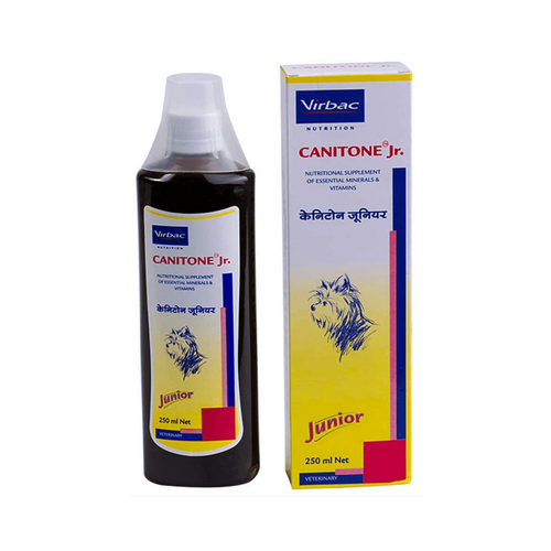 Virbac Canitone Junior Syrup for Dogs, 250ml - Animeal