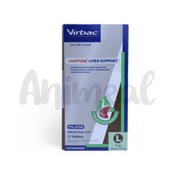 Virbac Canitone Liver Support Large Dog Tablet, 30 Tablets - Animeal