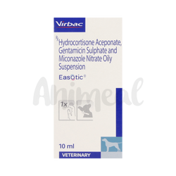 Virbac Easotic Ear Drops for Dogs, 10ml - Animeal