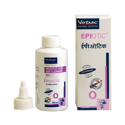Virbac Epiotic Ear Cleanser for Dogs and Cats, 100ml - Animeal