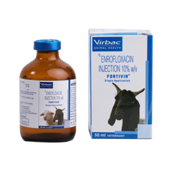 Virbac Fortivir Enrofloxacin Injection, 100ml - Animeal