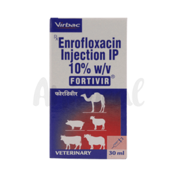 Virbac Fortivir Enrofloxacin Injection, 30ml - Animeal