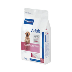 Virbac HPM Adult Large and Medium Dog Dry Food, 3kg - Animeal