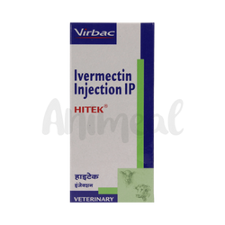 Virbac Hitek 1% Ivermectin Injection, 10ml - Animeal
