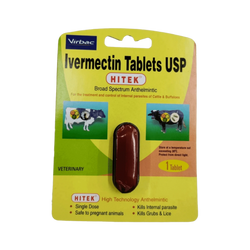 Virbac Hitek Ivermectin Bolus for Cattle, 1 Bolus - Animeal