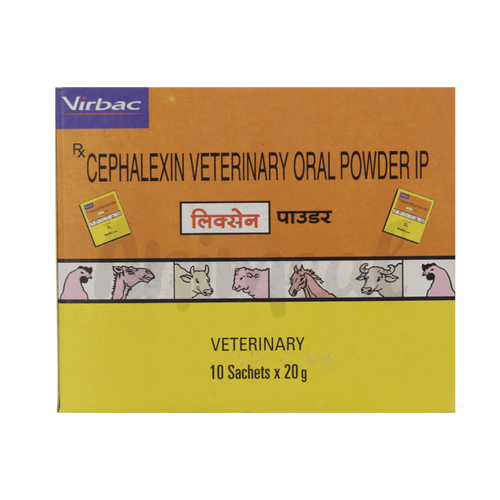 Virbac Lixen Cefalexin Powder for Birds and Poultry, 20g - Animeal