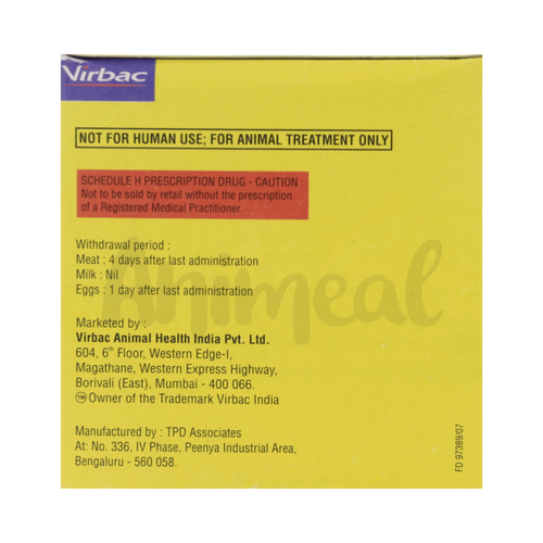 Virbac Lixen Cefalexin Powder for Birds and Poultry, 20g - Animeal