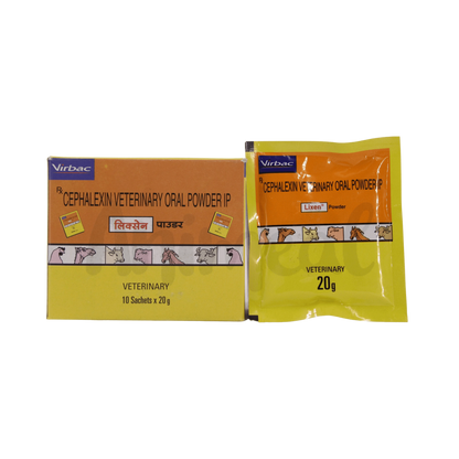Virbac Lixen Cefalexin Powder for Birds and Poultry, 20g - Animeal