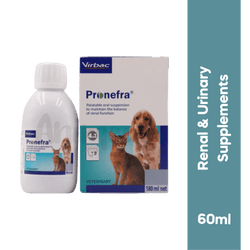 Virbac Pronefra Syrup for Dogs and Cats, 60ml - Animeal