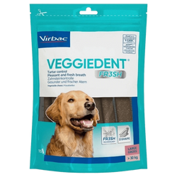 Virbac Veggiedent Fresh Dental Chews for Large Dogs, 350g - Animeal