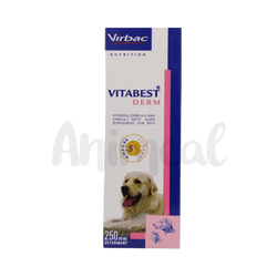 Virbac Vitabest Derm Syrup for Dogs and Cats, 250ml - Animeal