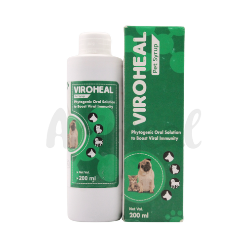 Viroheal Syrup for Dogs and Cats, 200ml - Animeal