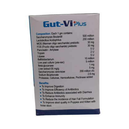 Vitax Gut-vi Plus Powder for Dogs and Cats, 60g - Animeal