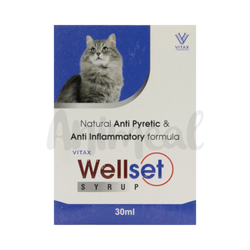 Vitax Wellset Syrup for Dogs and Cats, 30ml - Animeal