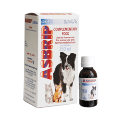 Vivaldis Asbrip Pet Herbal Cough Syrup for Dogs and Cats, 150ml - Animeal