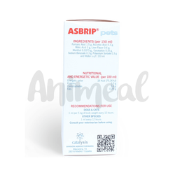 Vivaldis Asbrip Pet Herbal Cough Syrup for Dogs and Cats, 30ml - Animeal