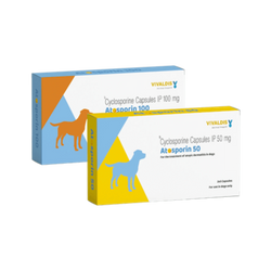 Vivaldis Atosporin 50 Ciclosporin Capsules for Dogs, 5 Capsules - Animeal