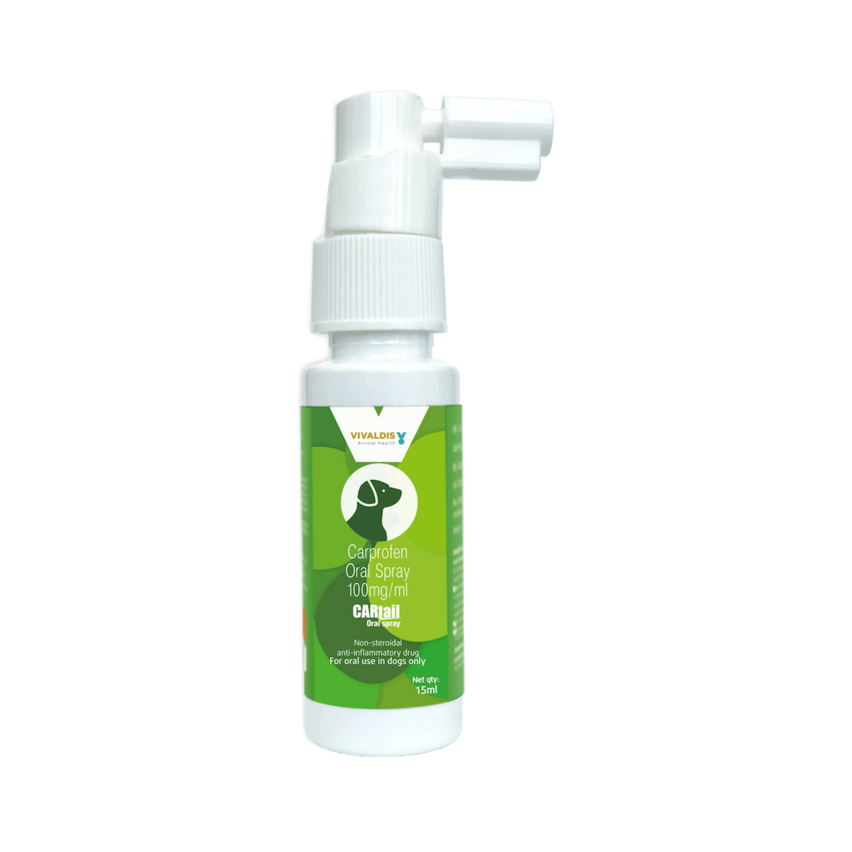 Vivaldis Cartail Carprofen Oral Spray for Dogs, 15ml - Animeal