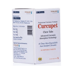 Vivaldis Curcupet Curcumin Tablets for Dogs and Cats, 30 Tablets - Animeal