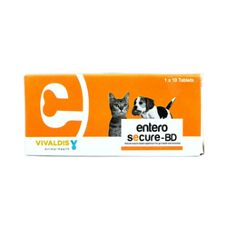 Vivaldis Enterosecure BD Tablet for Dogs and Cats, 10 Tablets - Animeal