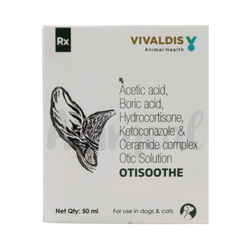 Vivaldis Otisoothe Drops for Dogs and Cats, 50ml - Animeal