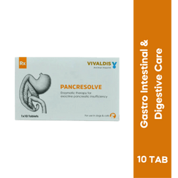 Vivaldis Pancresolve Tablet for Dogs and Cats, 10 Tablets - Animeal