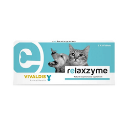 Vivaldis Relaxzyme Small Tablet for Dogs and Cats, 10 Tablets - Animeal
