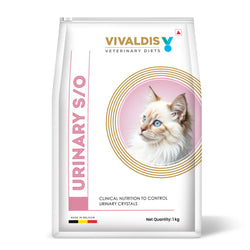 Vivaldis Urinary S/O Dry Cat Food, 1kg - Animeal