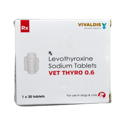 Vivaldis Vet Thyro 0.6mg Tablet, 30 Tablets - Animeal