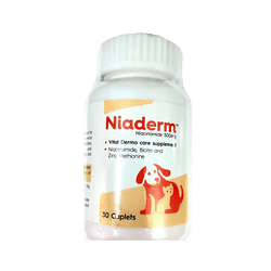 Vvaan Niaderm 500mg Tablet for Dogs and Cats, 30 Tablets - Animeal