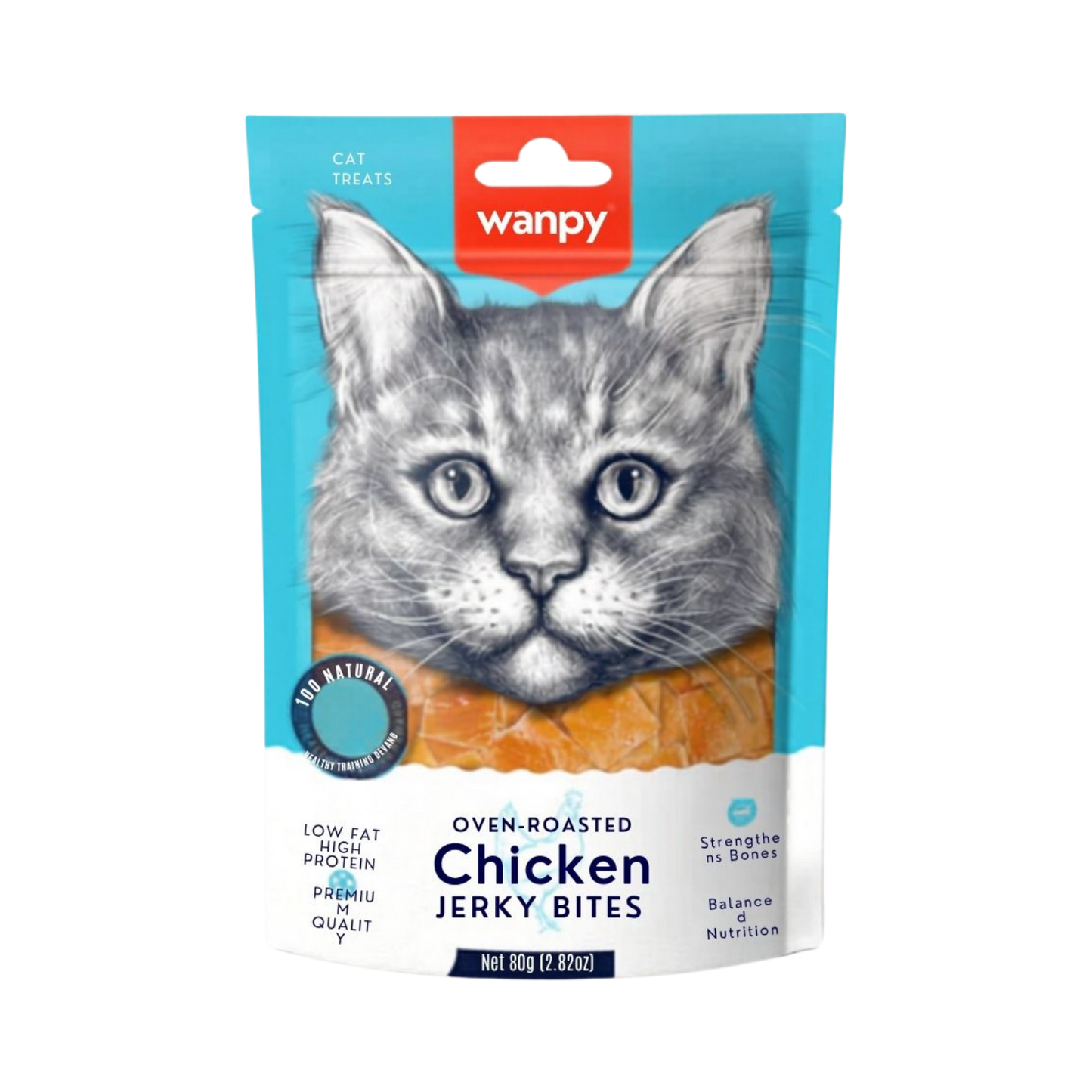 WANPY CHICKEN JERKY BITES TREAT - Animeal
