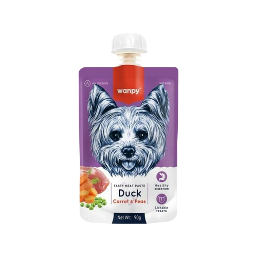 WANPY TASTY DOG DUCK AND CARROT & PEA GRAVY - Animeal