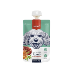 WANPY TASTY DOG LAMB AND CARROT & PEA GRAVY - Animeal