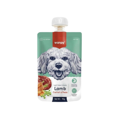 WANPY TASTY DOG LAMB AND CARROT & PEA GRAVY - Animeal