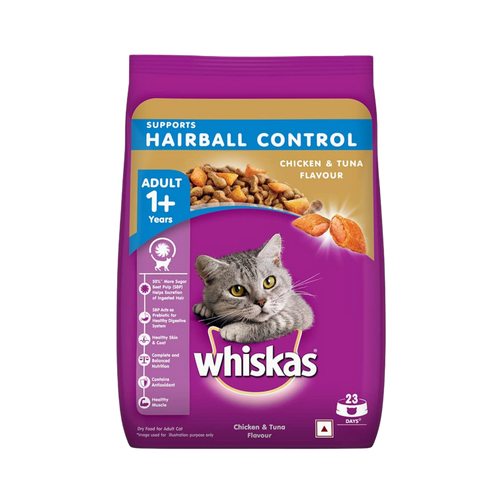 WHISKAS ADULT HAIRBALL DRY FOOD [1.1 KG] - Animeal