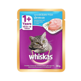 WHISKAS ADULT OCEAN FISH JELLY FOOD [85 GM]