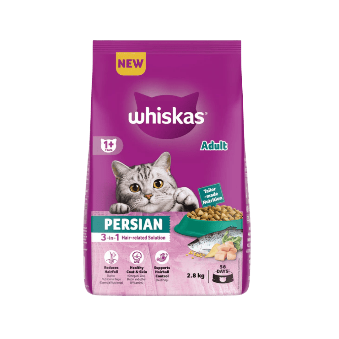 WHISKAS ADULT PERSIAN DRY FOOD [2.8 KG] - Animeal