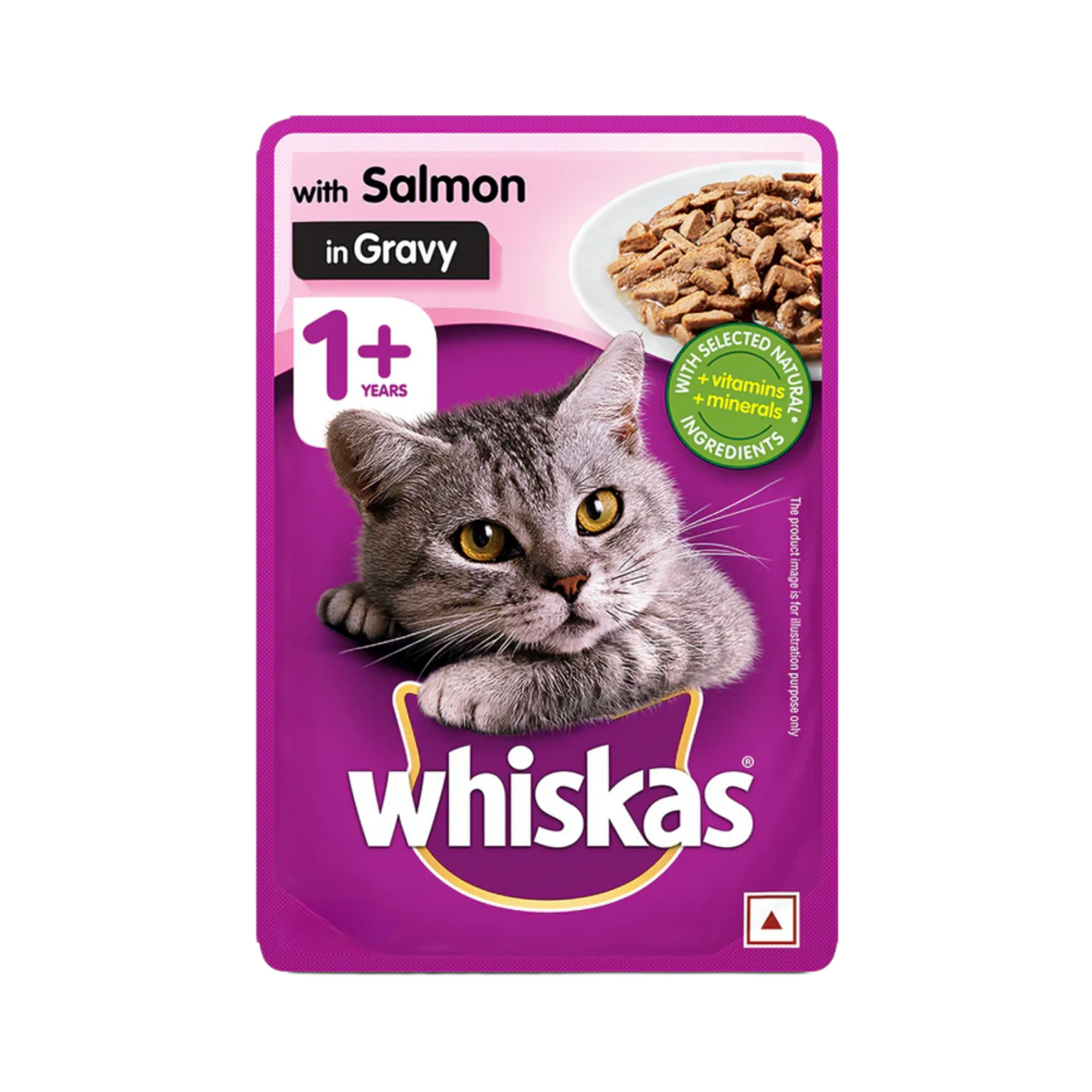 WHISKAS ADULT SALMON JELLY FOOD [85 GM] - Animeal