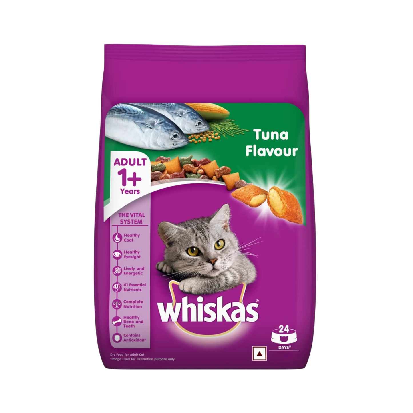 WHISKAS ADULT TUNA DRY FOOD [20 KG] - Animeal