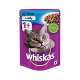 WHISKAS ADULT TUNA JELLY FOOD [85 GM]