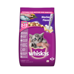 WHISKAS JUNIOR MACKERAL DRY FOOD [3 KG] - Animeal